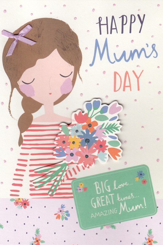 Mothers Day Card: Lg Hpy Mums Day Girl