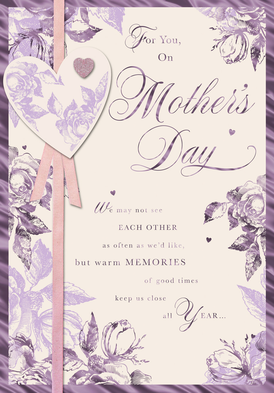 Mothers Day Card: Lge Trad Warm Memories
