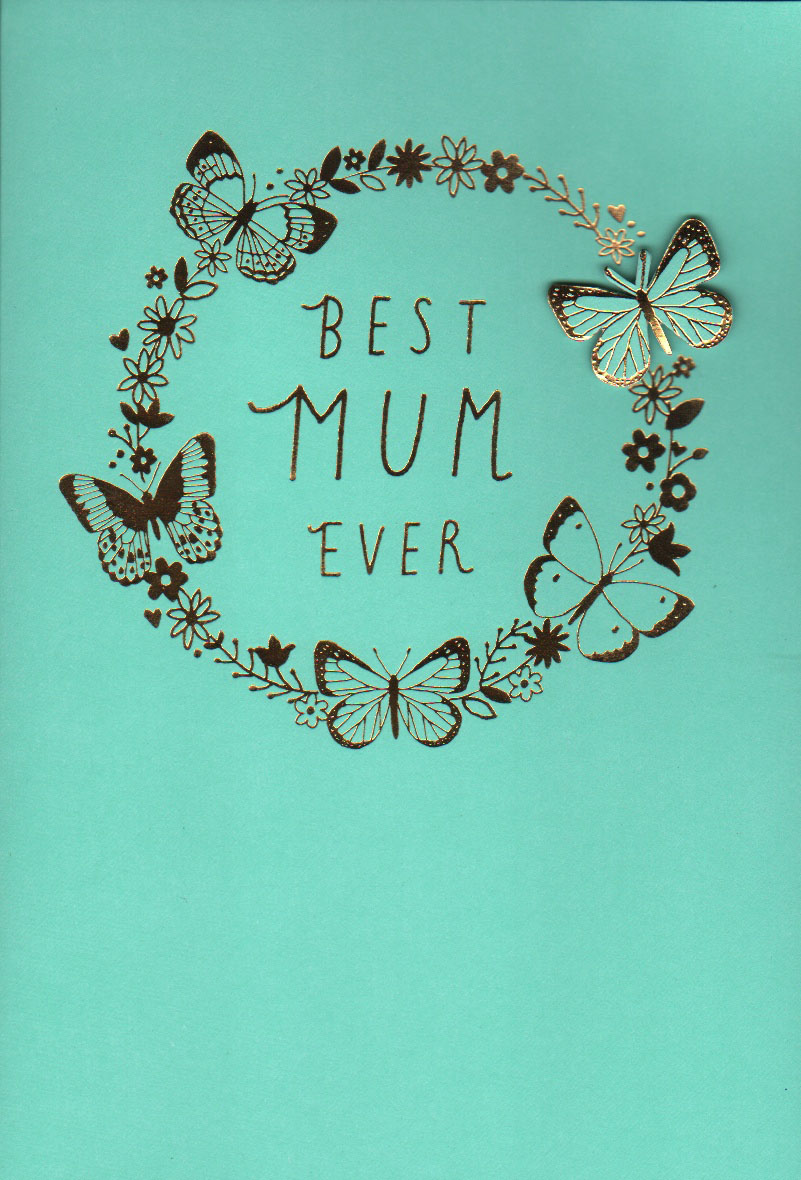 Mothers Day Card: Best Wreath