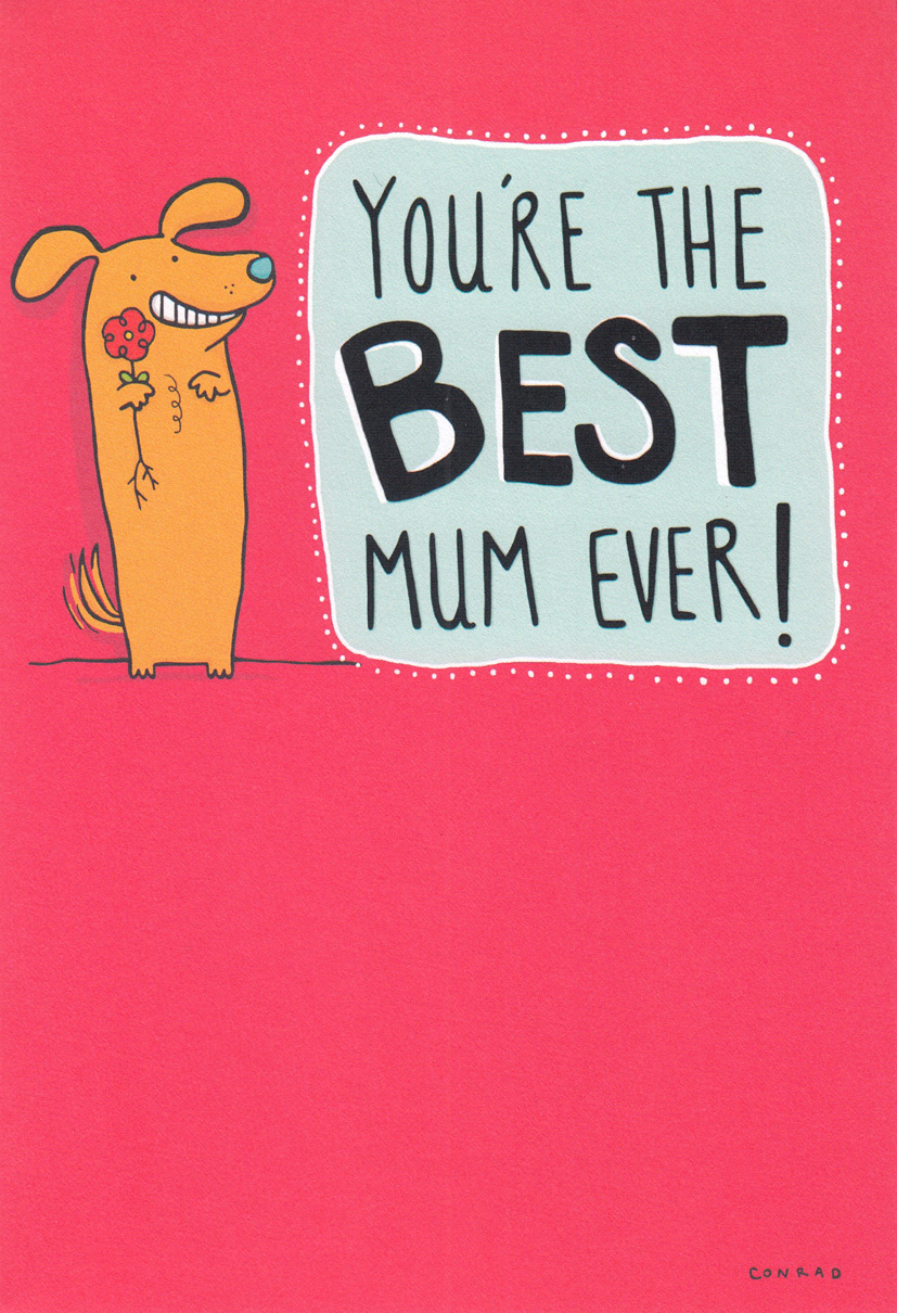 Mothers Day Card: Shoebox Best Mum 660846