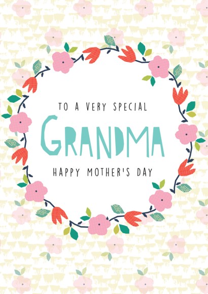 Mothers Day Card: Cut Out Cuties Grandma