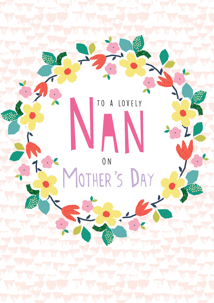 Mothers Day Card: Cut Out Cuties Nan