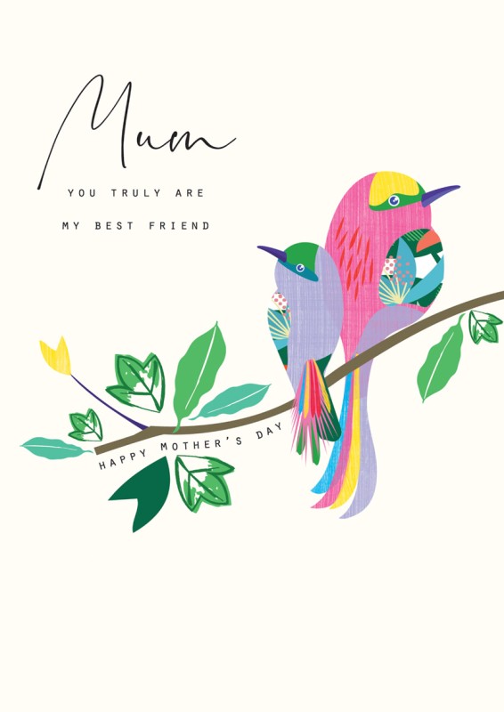 Mothers Day Card: Rio Brights Best Friend