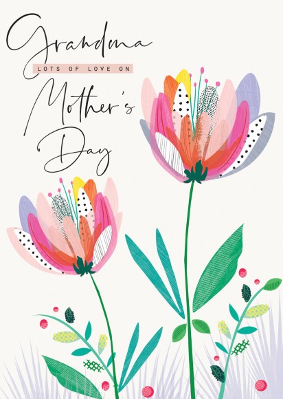 Mothers Day Card: Rio Brights Grandma