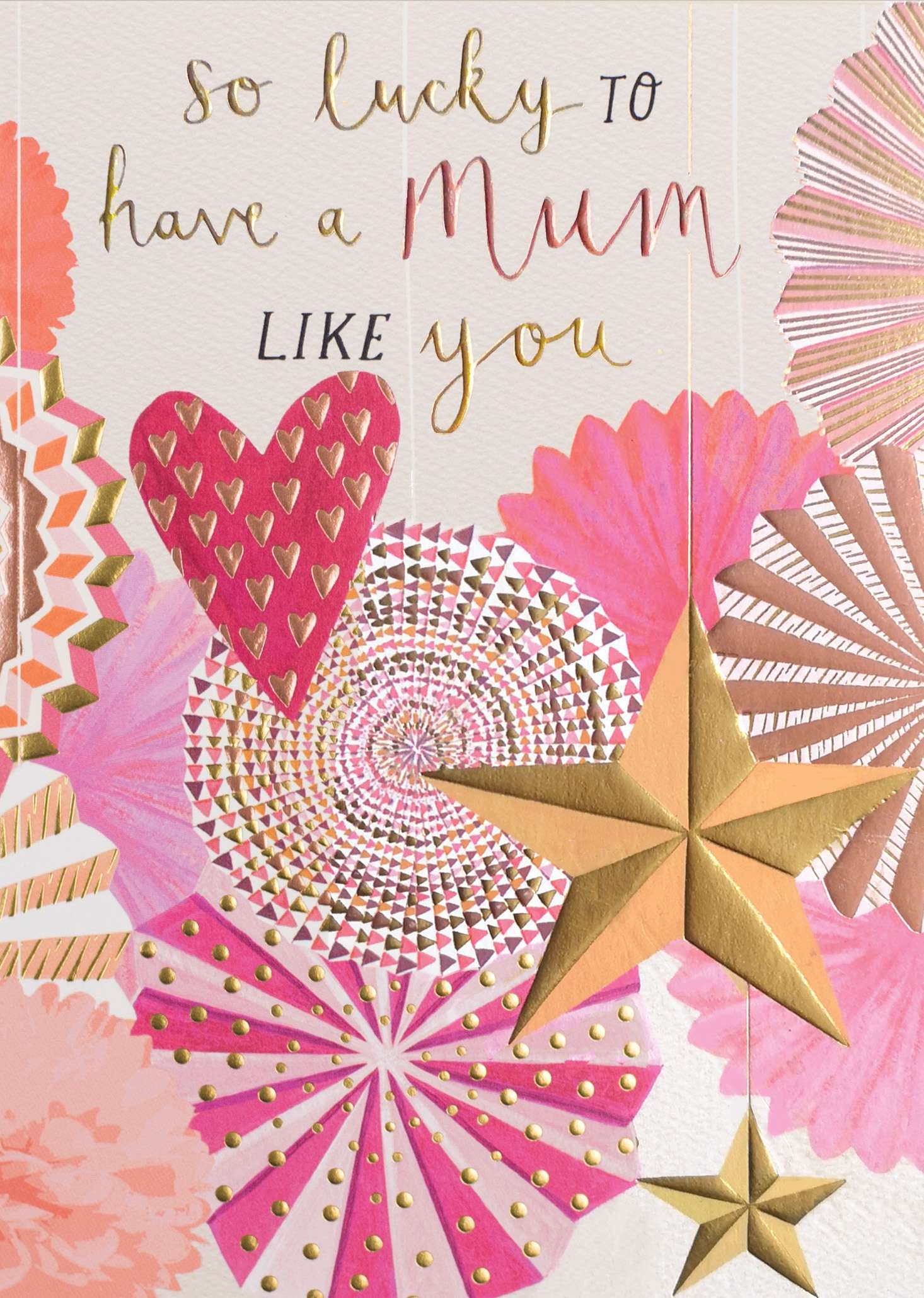 Mothers Day Card: Mum Fans