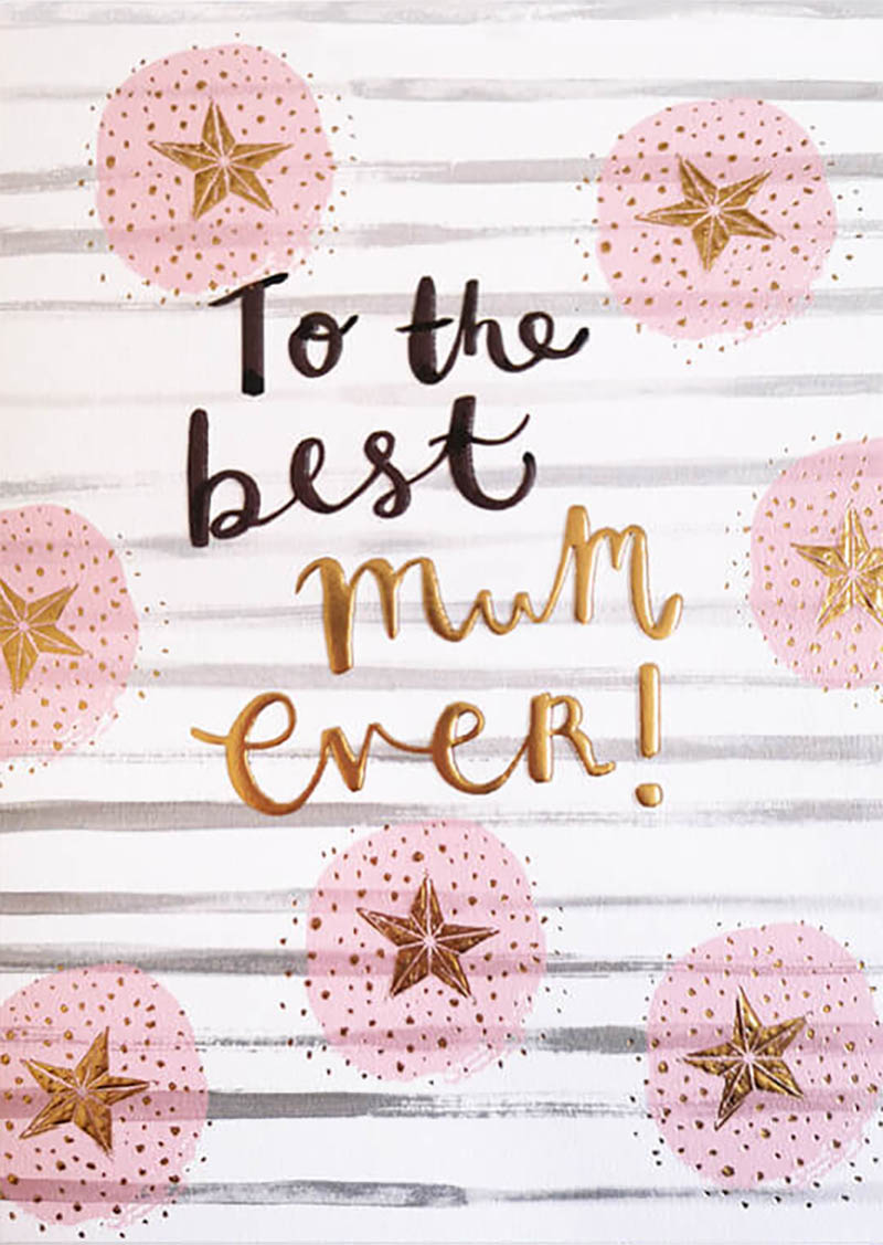 Mothers Day Card: Sweetsimple Best Mum Ever