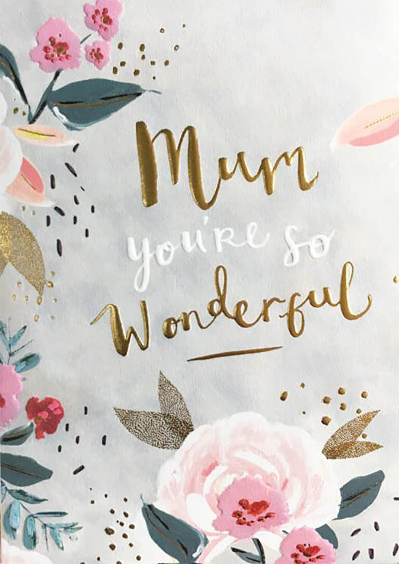 Mothers Day Card: Sweet&Simple Wonderful