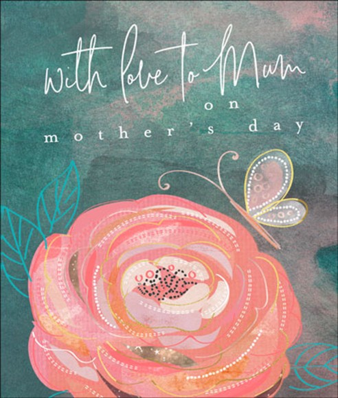 Mothers Day Card: Tiger Lily With Love