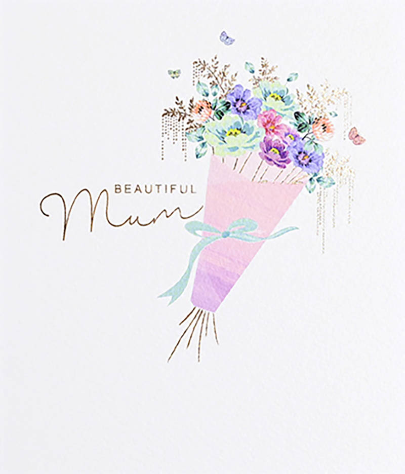 Mothers Day Card: Lemon Sorbet Bouquet