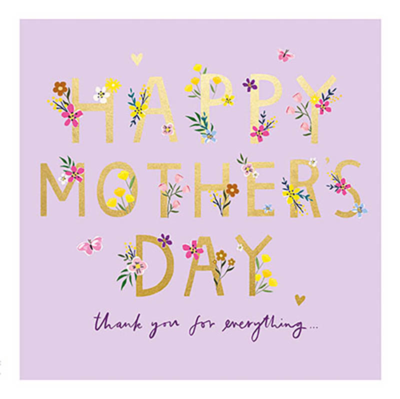 Mothers Day Card: Reflections Thank You