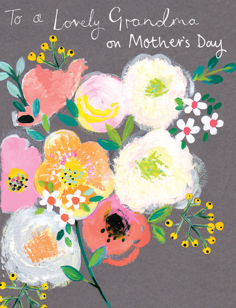 Mothers Day Card: Blush Grandma