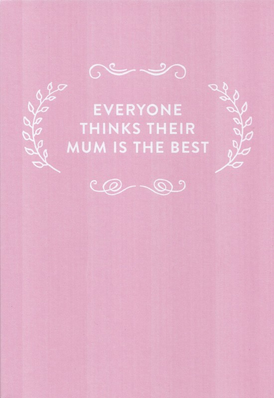 Mothers Day Card: Scribbler The Best