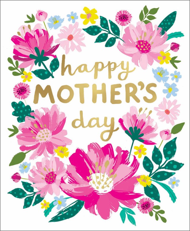 Mothers Day Card: Freda Floral