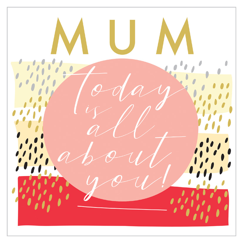 Mothers Day Card: Mama Square All About You