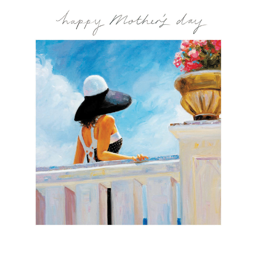 Mothers Day Card: Square Top Of The World