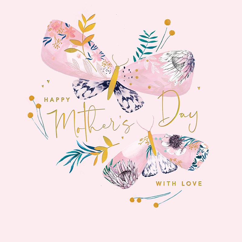 Mothers Day Card: Amelie With Love Butterfly