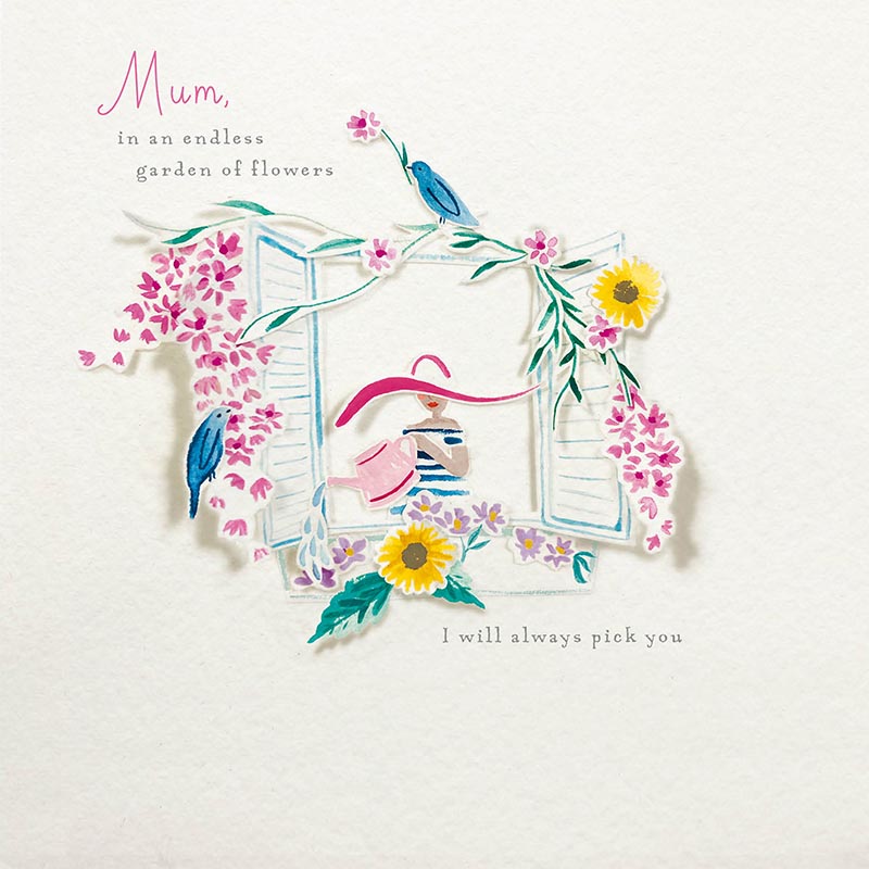 Mothers Day Card: Mum Garden Of Love