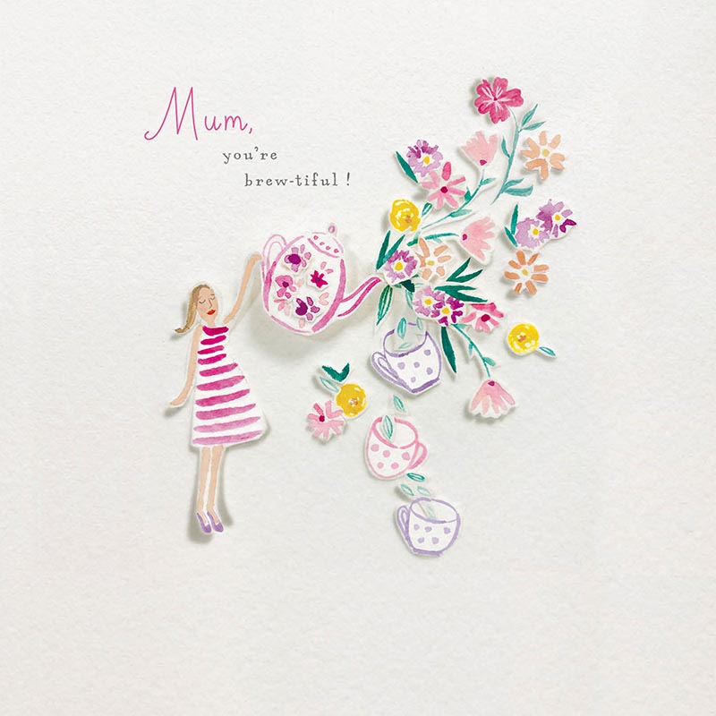 Mothers Day Card: Mum Brew-Tiful