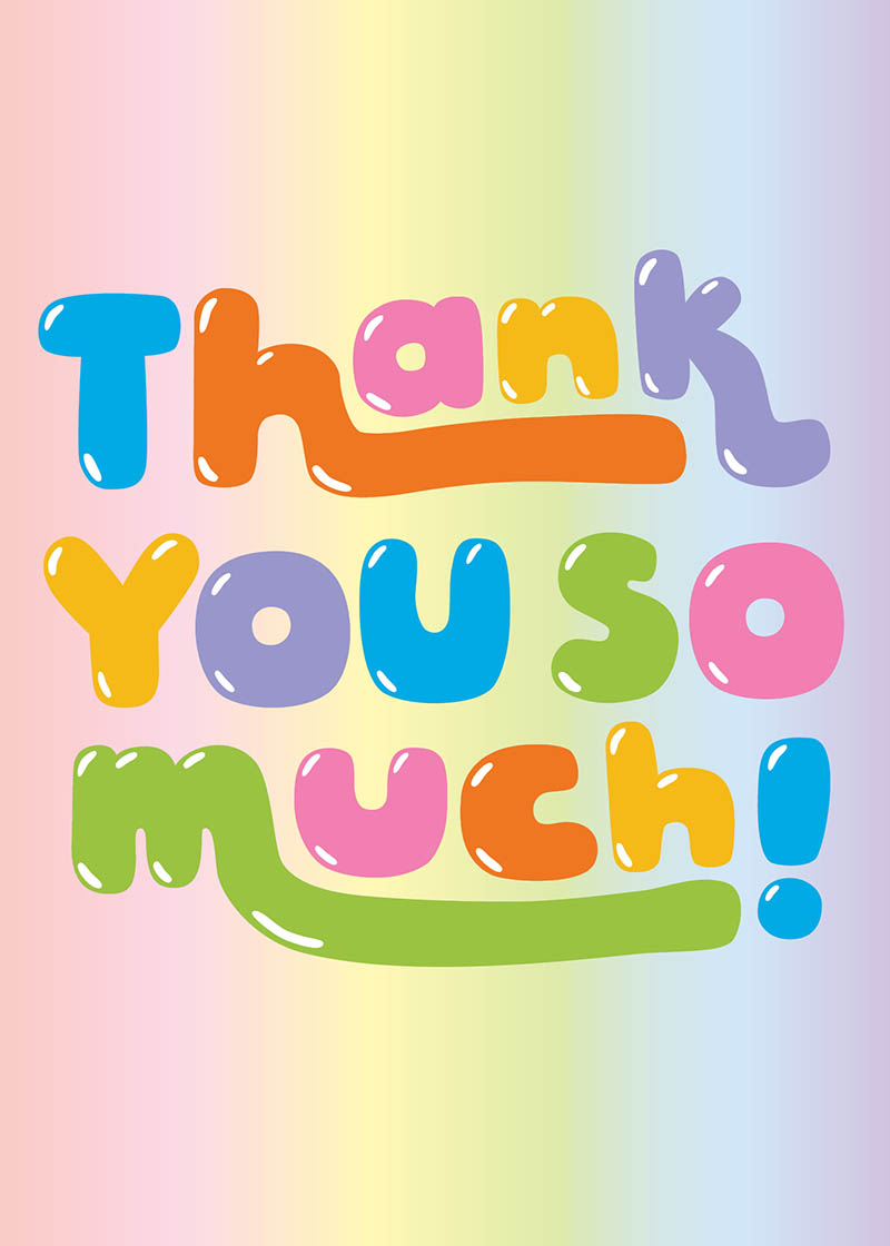 Thank You So Much Bubble Txt