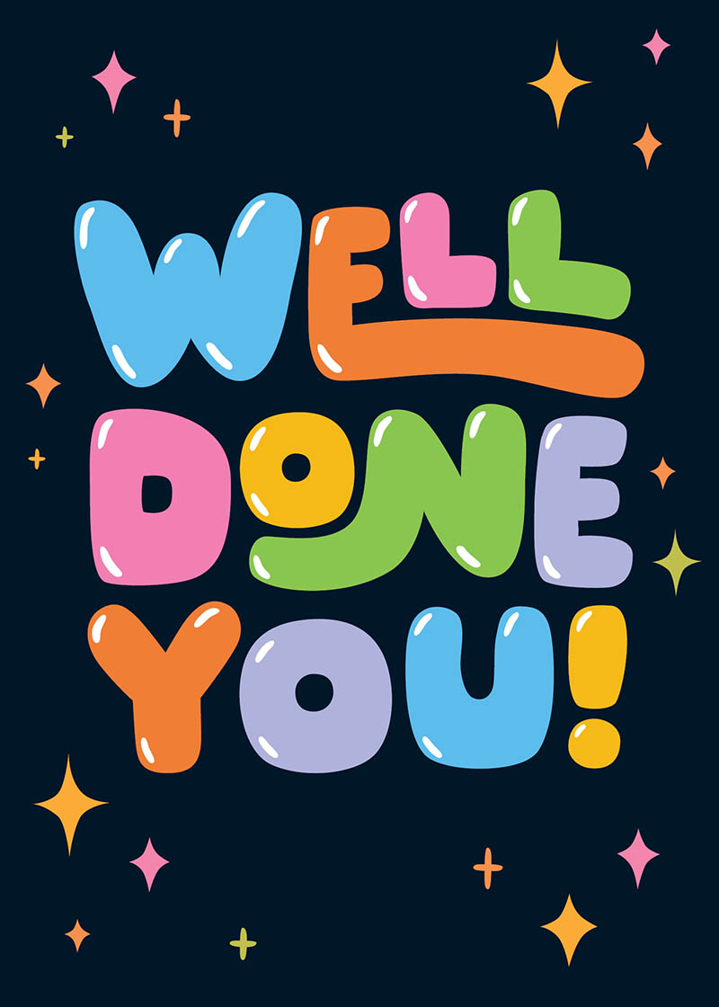 Well Done Bubble Txt