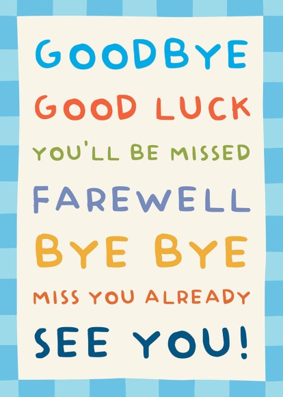 Goodbye See You