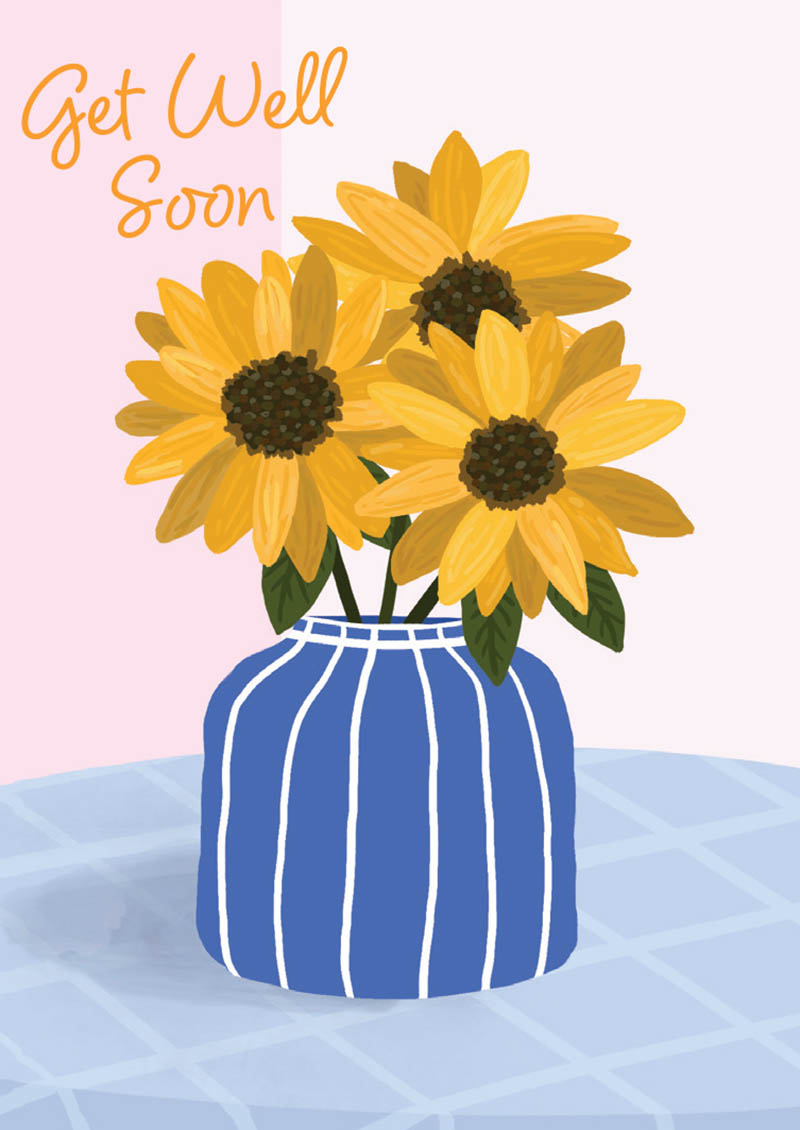 Mini: Get Well Sunflowers