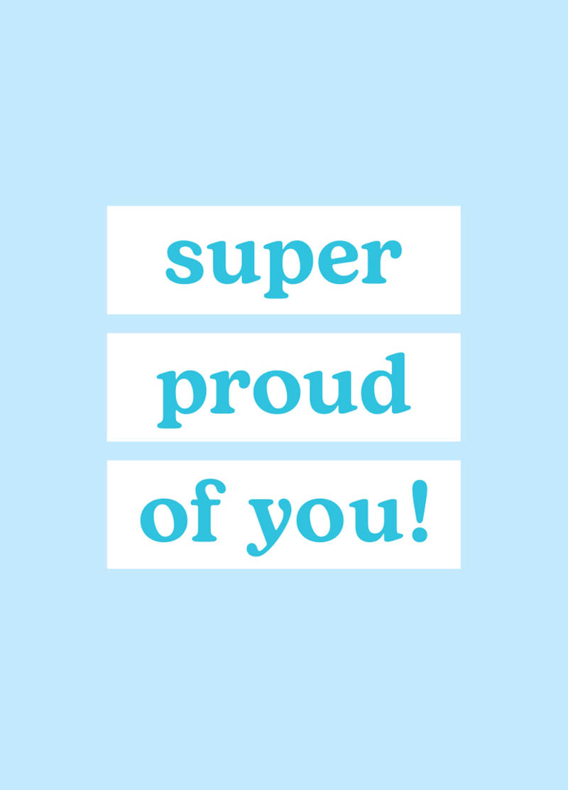 Mini: So Proud Of You