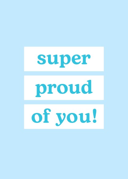 Mini: So Proud Of You