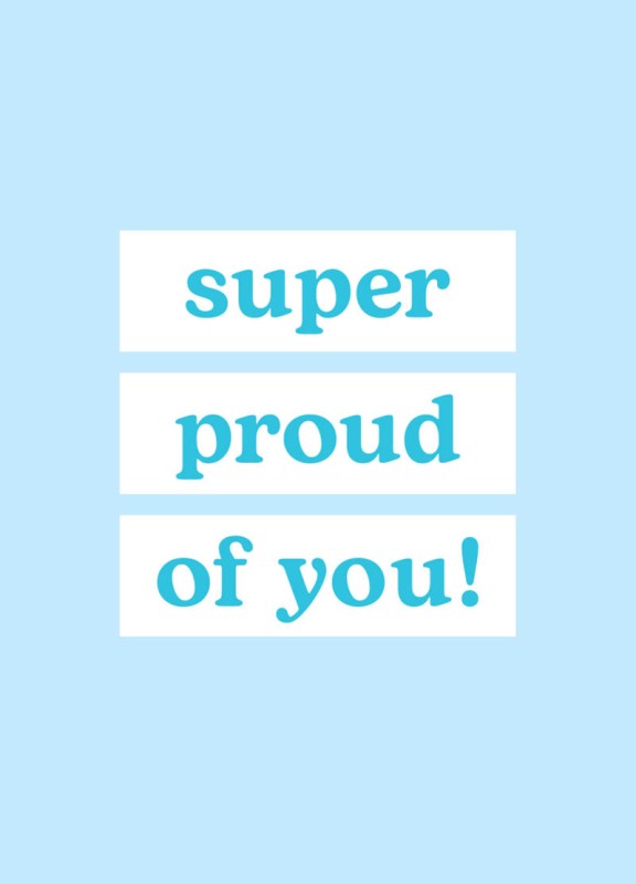 Mini: So Proud Of You