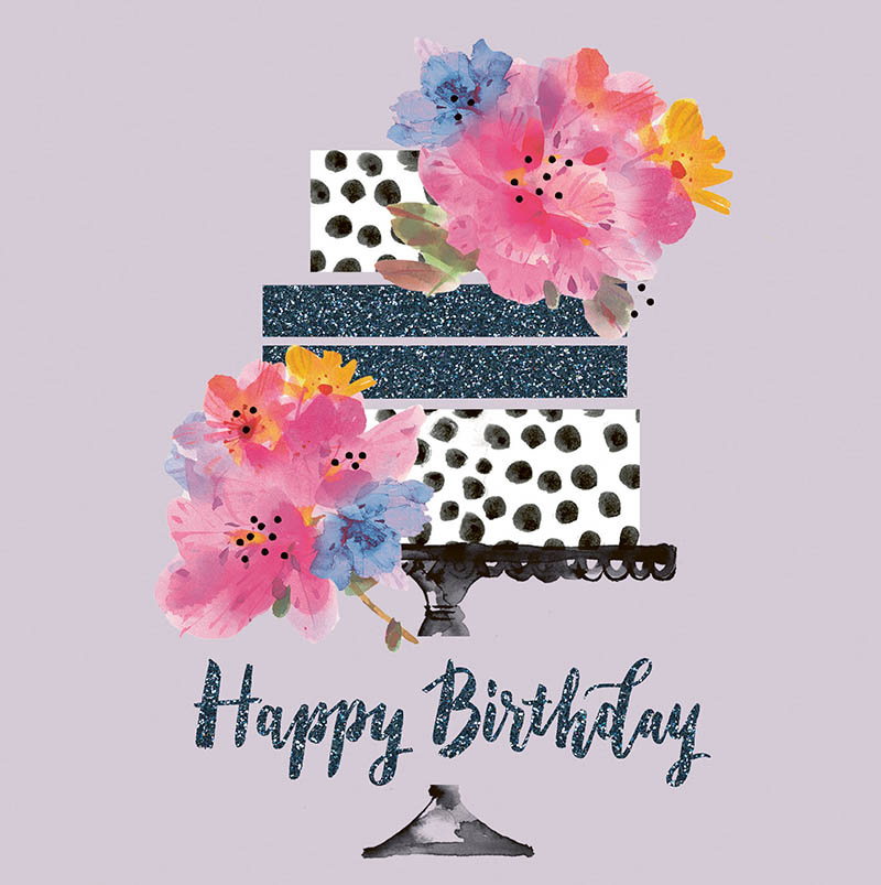 Glam Dram Flower Cake