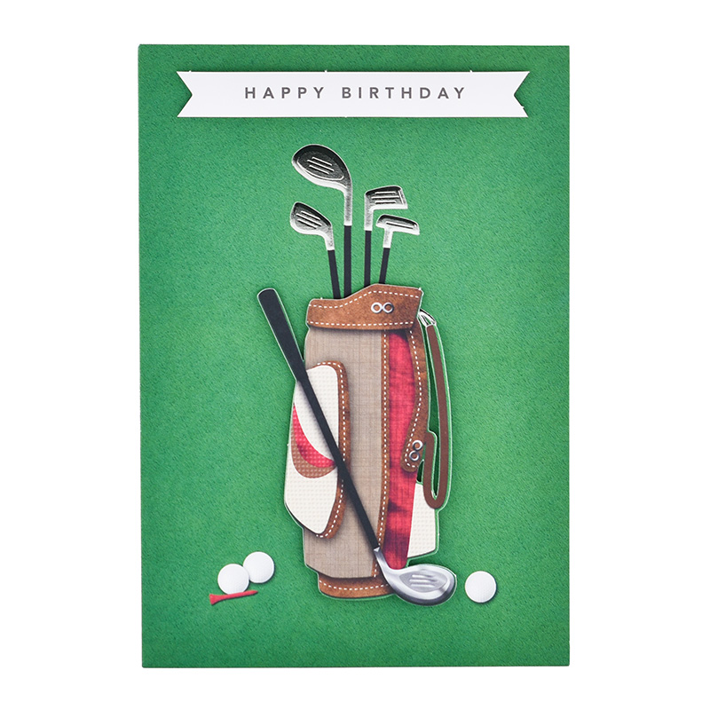 Happy Birthday Golf Clubs