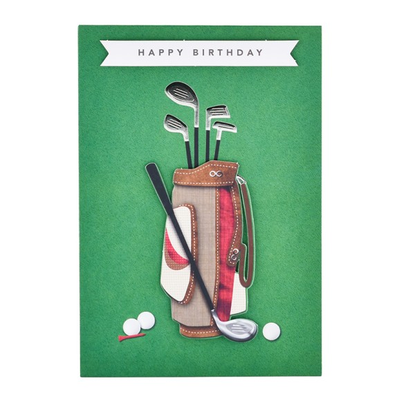 Happy Birthday Golf Clubs