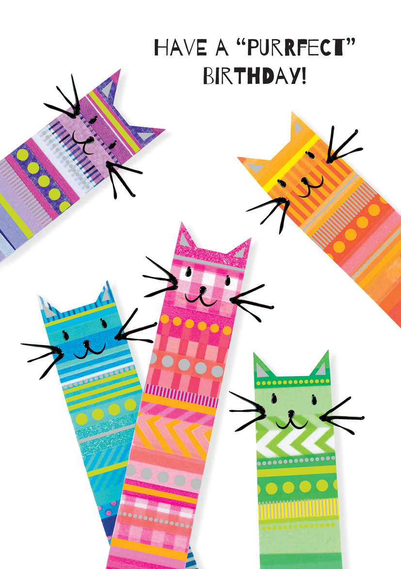 Portobello Zing: Birthday Cat