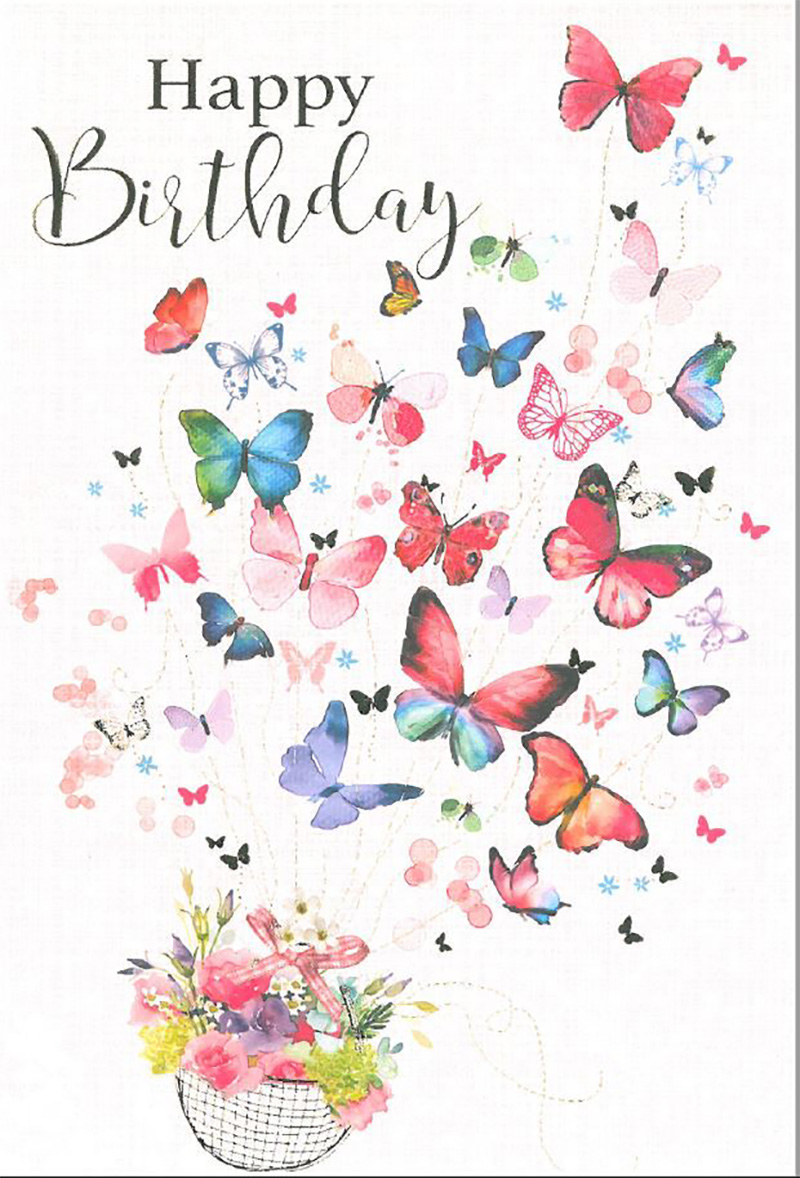 Female Flying Butterflies