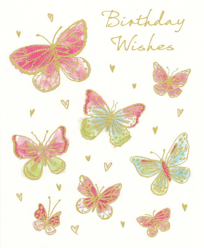 Female Birthday Wishes Butterf