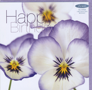 Fabflowers Hb: Mauve Pansies