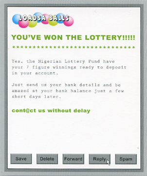 Spam: Youve Won The Lottery
