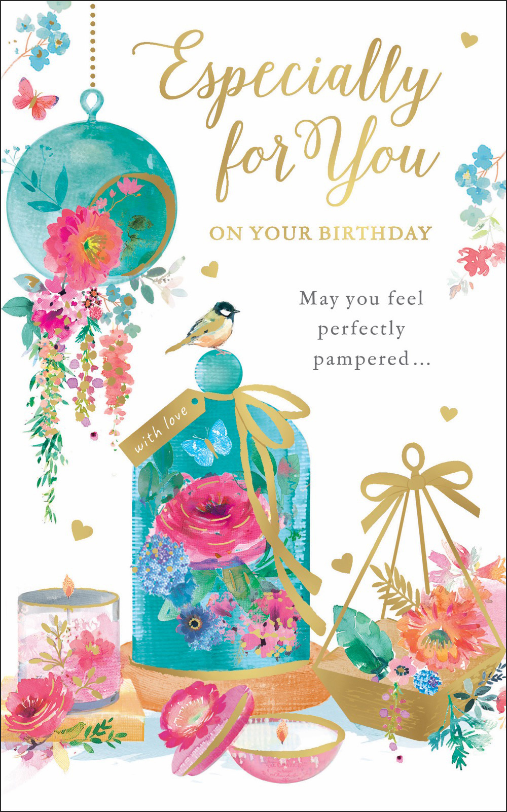 Fem Birthday Floral Terrarium