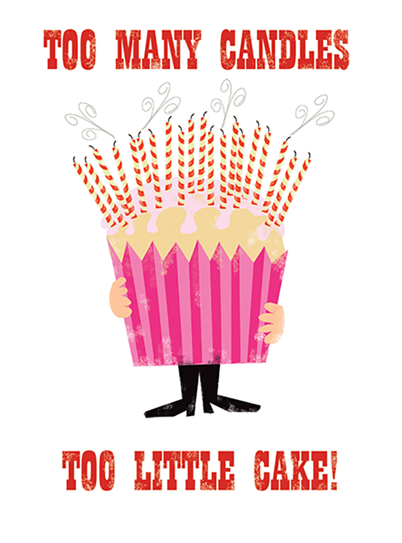 Mini Inkpress: Too Many Candles