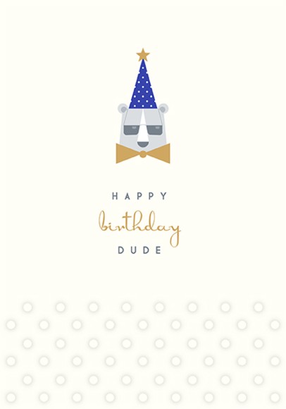 True Blue: Birthday Bear Party Hat
