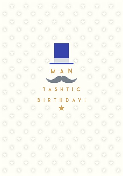 True Blue: Birthday Mantashtic