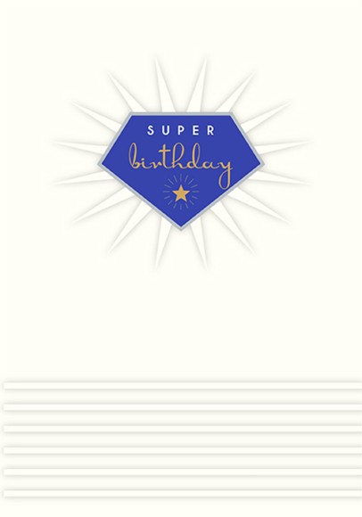True Blue: Birthday Super