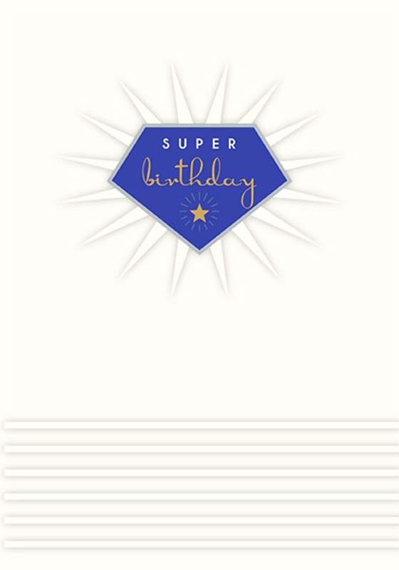 True Blue: Birthday Super