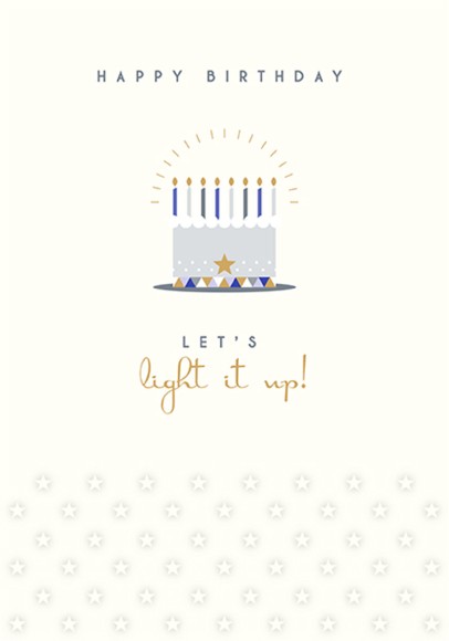 True Blue: Birthday Light It Up