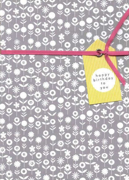 Cherry Blossom: Birthday Grey Flwr