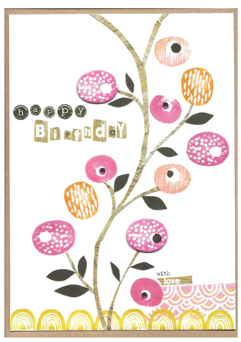 Woodblock: Fruit Vine