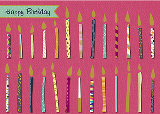 Gourmandiz: Birthday Candles Red