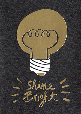 Studio Ink: Bg Foil Lightbulb