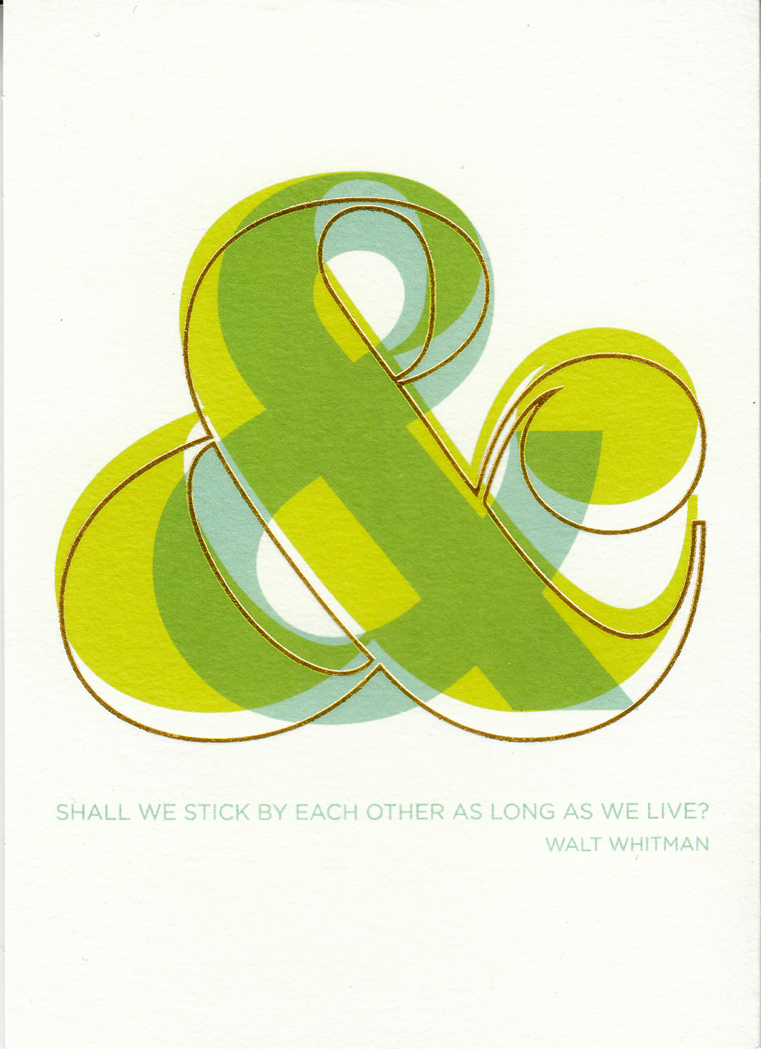 Studio Ink: Ampersand: Ylwgrn