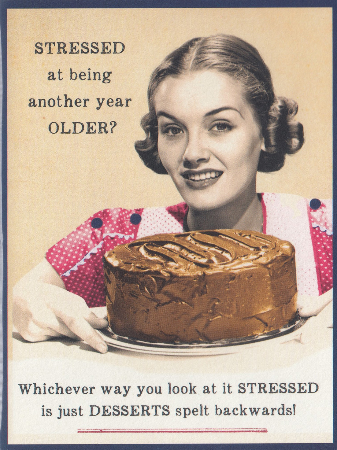 Little Brown Cards: Stressed